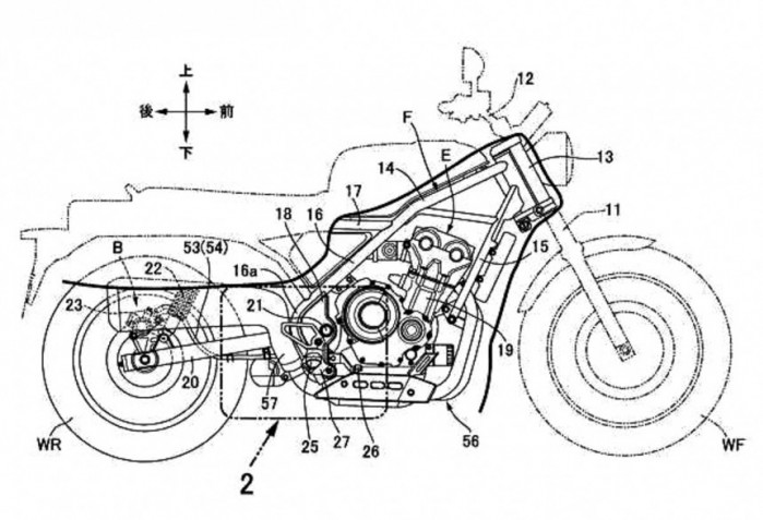 honda cb1100 patent