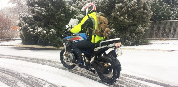 panmarek zimowanie motocyklisty