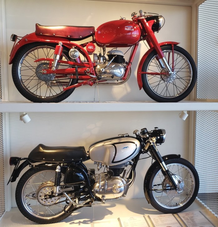 Motocykle Parilla eksponowane w amerykanskim muzeum Barber Motorsport Fotografie Wojtek Miezala 5
