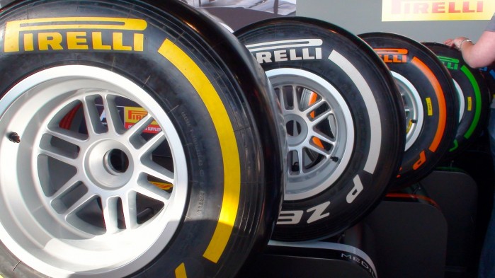Pirelli Formula One tires 2013 Britain