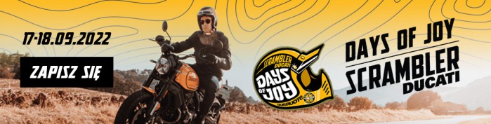 Ducati Scrambler Days of Joy zapisz sie