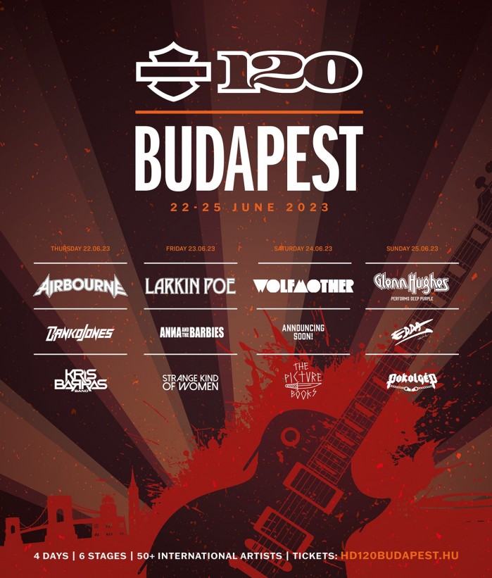 HD120 Budapest band poster