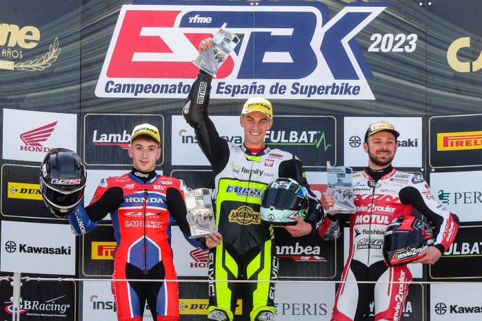 02 Piotr Biesiekirski motocyklowe mistrzostwa Hiszpanii klasy Superstock 1000