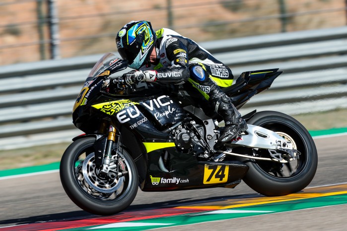 05 Piotr Biesiekirski motocyklowe mistrzostwa Hiszpanii klasy Superstock 1000