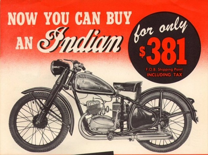 4 Reklama prasowa motocykli Indian CZ