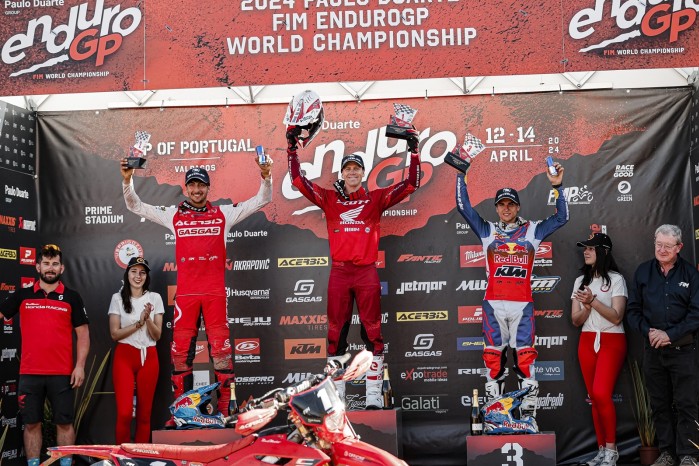 EnduroGP podium 2