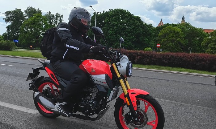 01 Romet Division 125 2024 jazda