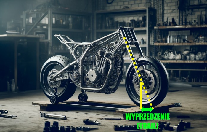 co to jest wyprzedzenie trail w motocyklu