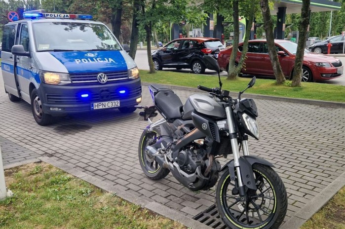 kradziony motocykl gdansk