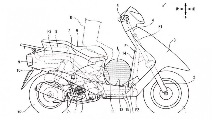 skuter honda z pedalem gazu