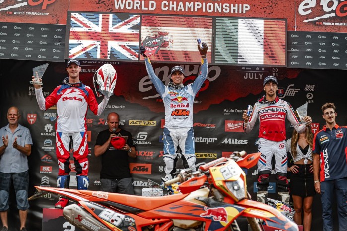 podium EnduroGP