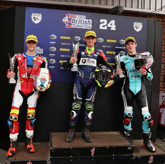 podium british talent cup na brands hatch 2024