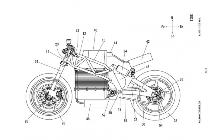 elektryczny motocykl yamaha patent 02