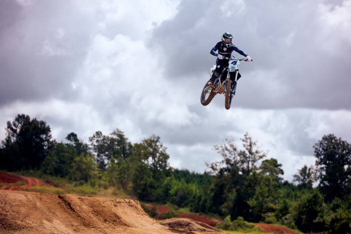 03 Triumph TF 450 RC Ricky Carmichael skok