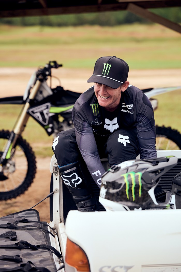 23 Triumph TF 450 RC Ricky Carmichael ekscytacja