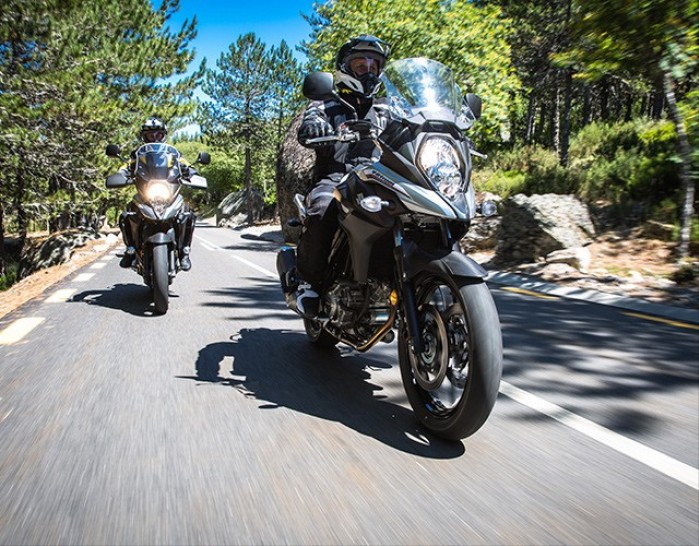 Suzuki VStrom650 jazda