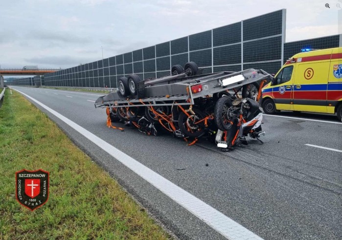 laweta motocykle wypadek 1