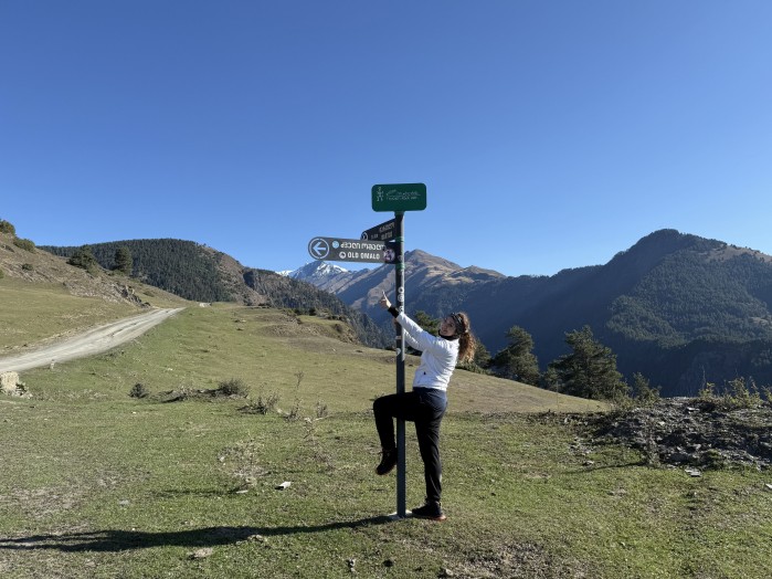 gruzja na motocyklu Jestem tu