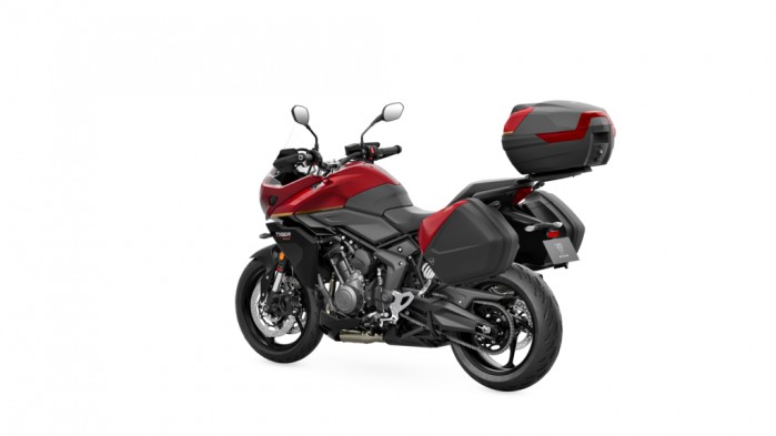 Tiger Sport 800 Tour MY26 Carnival Red LHS Rear Angle