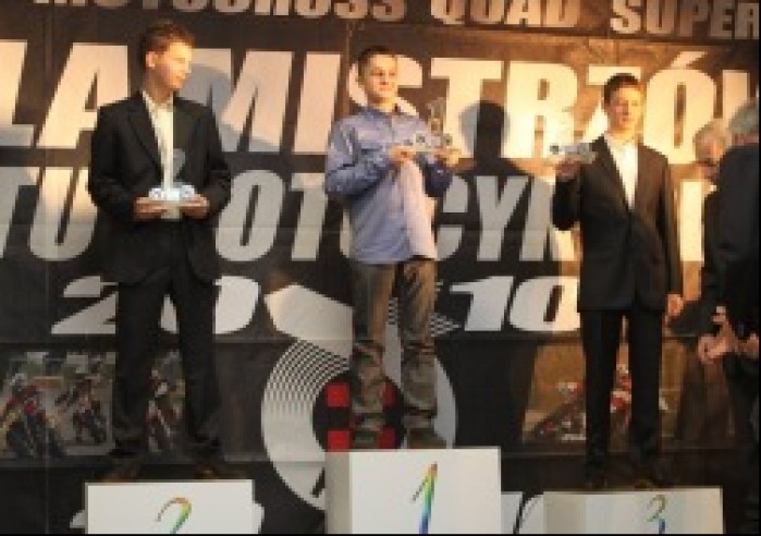 Klasa Junior 50 Enduro podium
