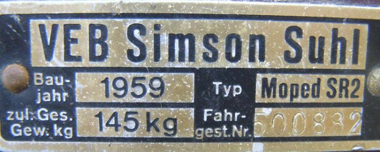 Simson SUHL 04