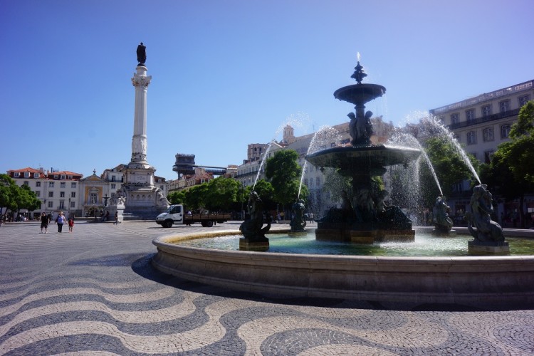 Lizbona - fontanna