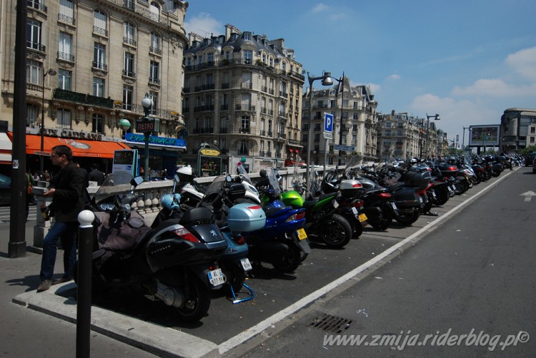 Motocykle w Paryzu