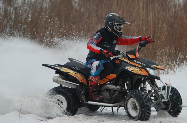 Winter ATV fun 