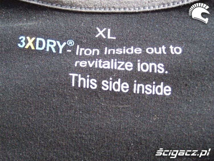 Informacja Knox Dry Inside 3xdry