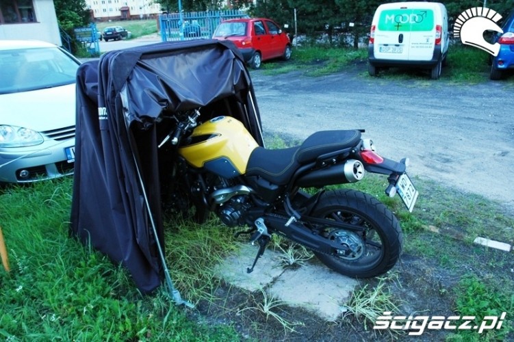 Zdjęcia Namiot na motocykl Mototent szybka ochrona