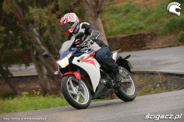 na trasie Honda CBR250R 2011