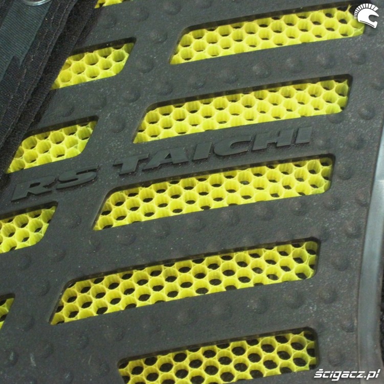 RS Taichi 2czesciowy protektor o strukturze plastra miodu Honeycomb