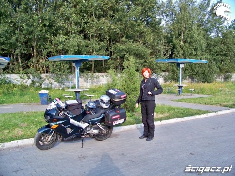 kobieta i motocykl