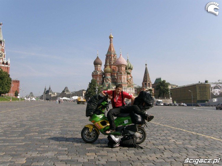 Moskwa na skuterze