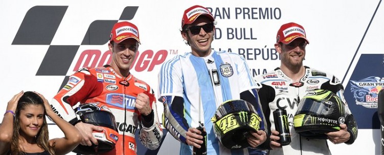 podium MotoGP