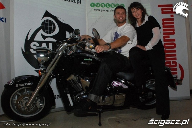 Adam Badziak Ania Sobotka motocykl