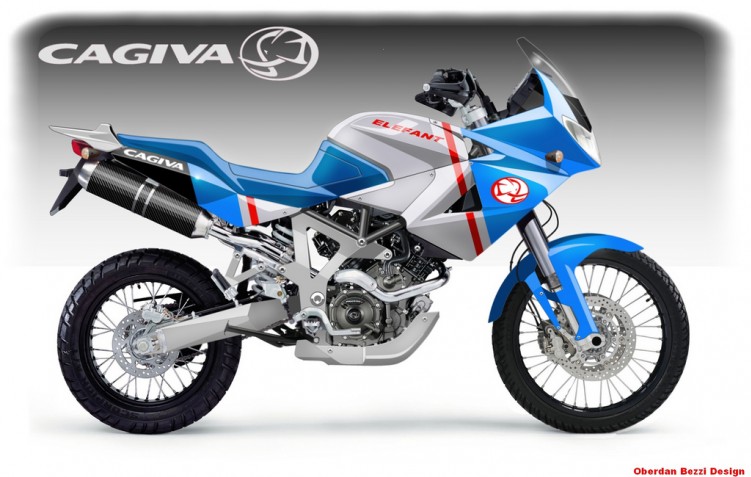 cagiva elefant 1125 blue