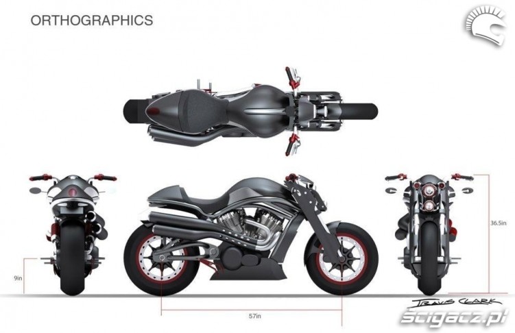Harley Davidson Brawler wymiary