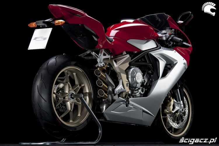 MV Agusta F3 2011 prawy tyl
