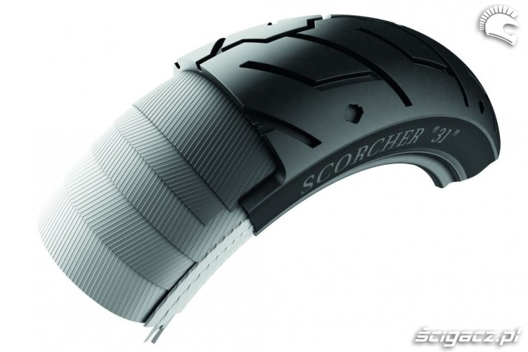 Michelin Scorcher przekroj