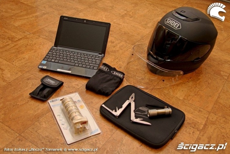 zestaw turystyczny Shoei