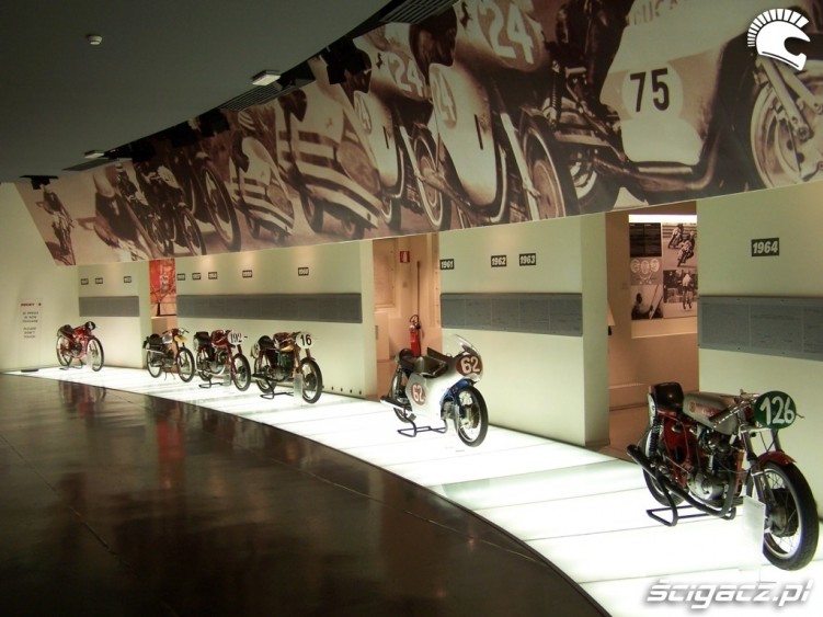 Muzeum Ducati stare wyscigowki