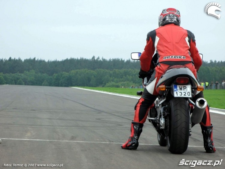 chwile przed startem