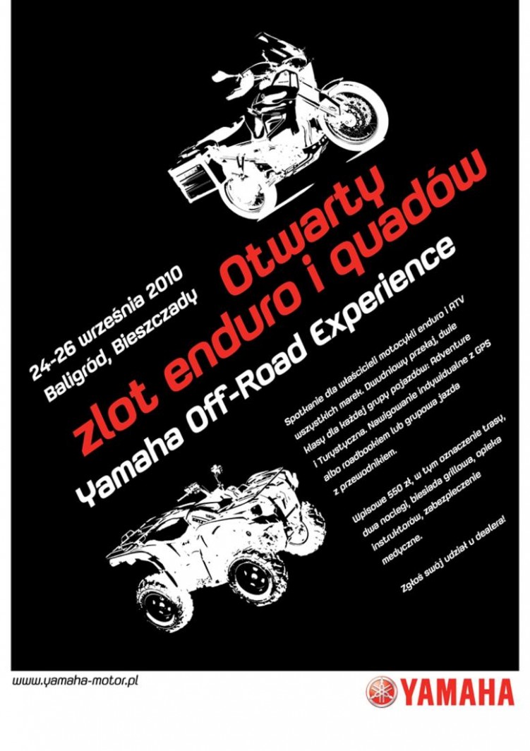 Bieszczady Yamaha Off-Road Experience