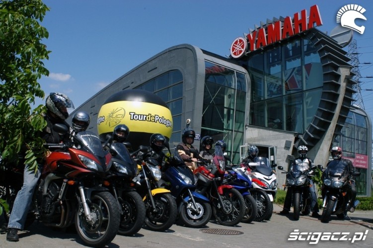 Marszale na motocyklach Yamaha przygotowuja sie do 66 edycji Tour de Pologne