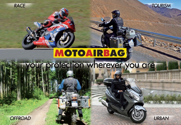 Motoairbag protection