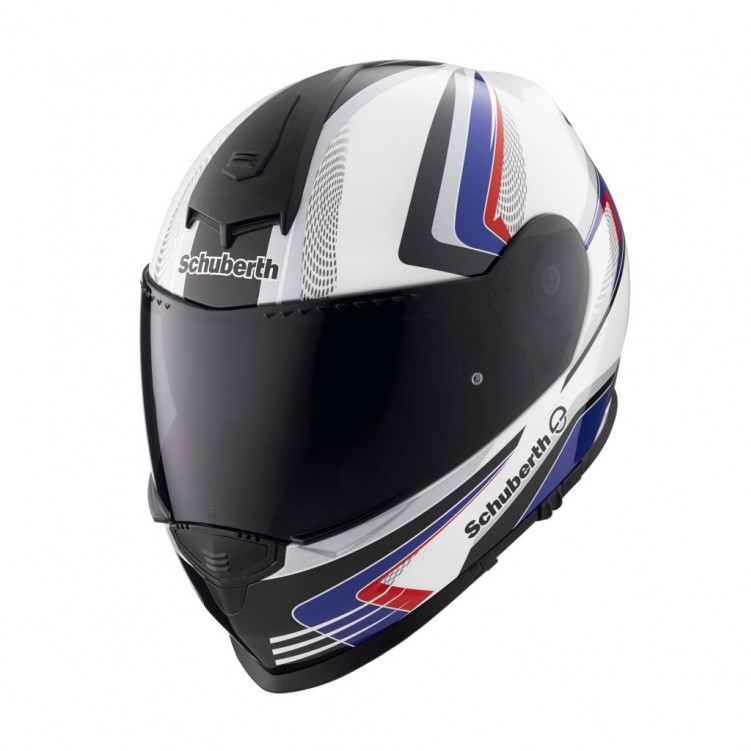 Schuberth S2 Ghost White Blue Red