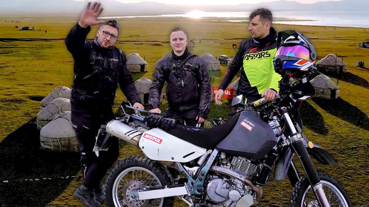 Motocyklem po Kirgistanie Biszkek Song Kol Pierwszy etap Motul Azja Tour