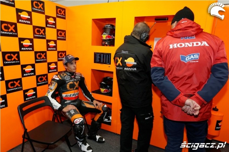 Przygotowania Mistrz Swiata Moto 2 Marc Marquez 2012