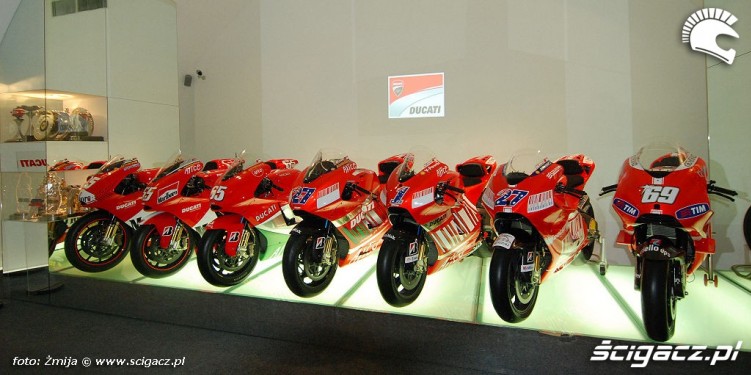 Wyscigowe motocykle Ducati